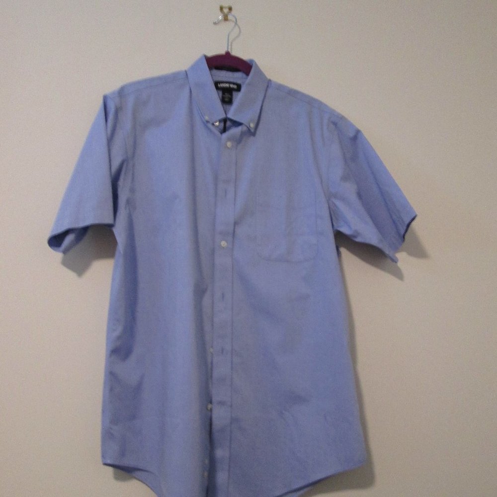 Lands End No Iron Supima Cotton Shirt 15 1/2